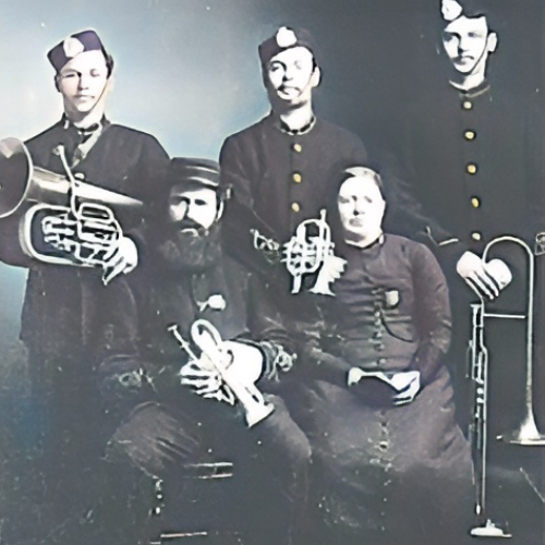 The first band­master of the Salvation Army